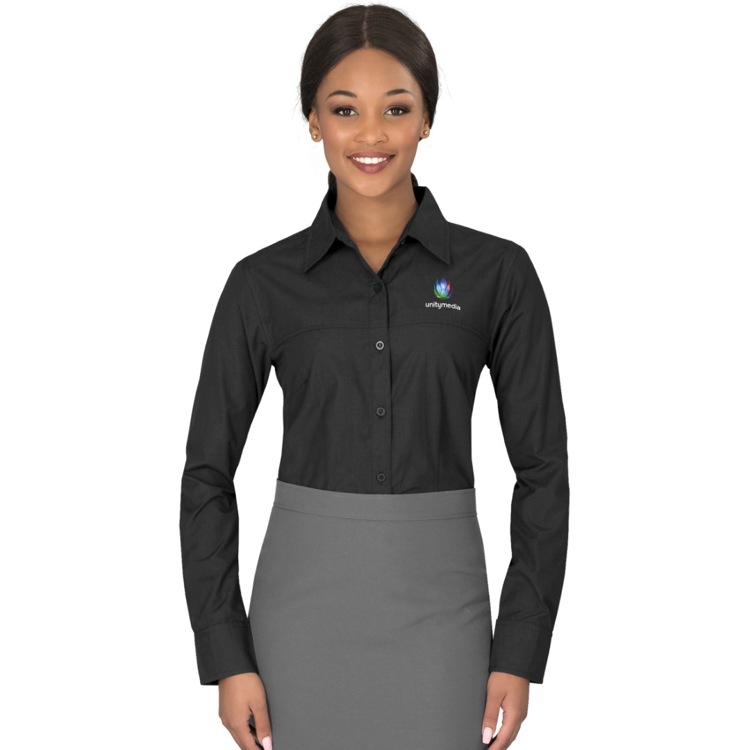 Ladies Long Sleeve Empire Shirt