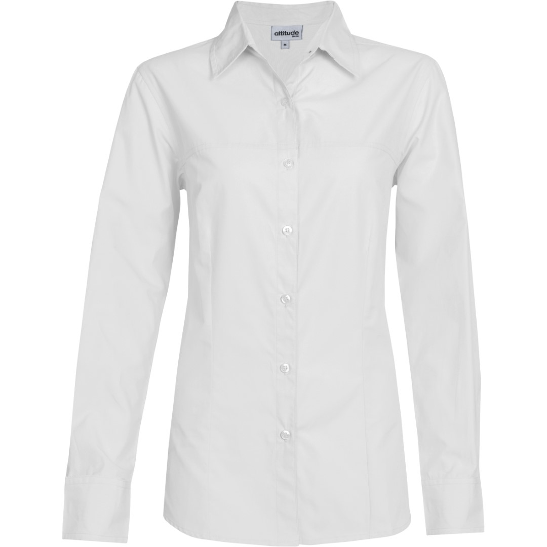 Ladies Long Sleeve Empire Shirt - Image 7