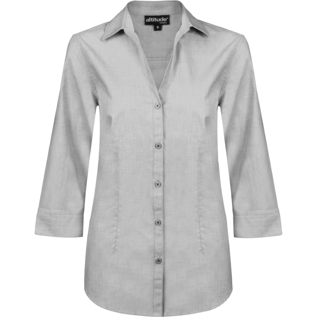 Ladies ¾ Sleeve Viscount Shirt - Image 2