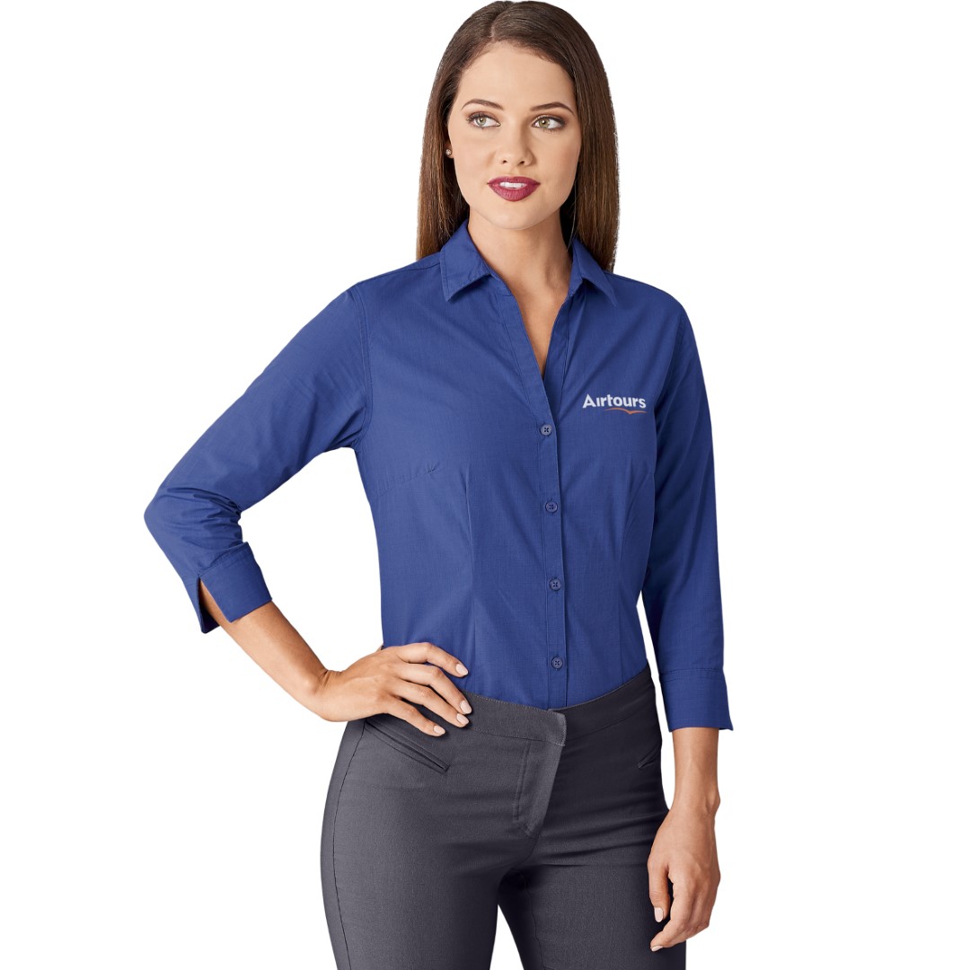 Ladies ¾ Sleeve Viscount Shirt - Image 6