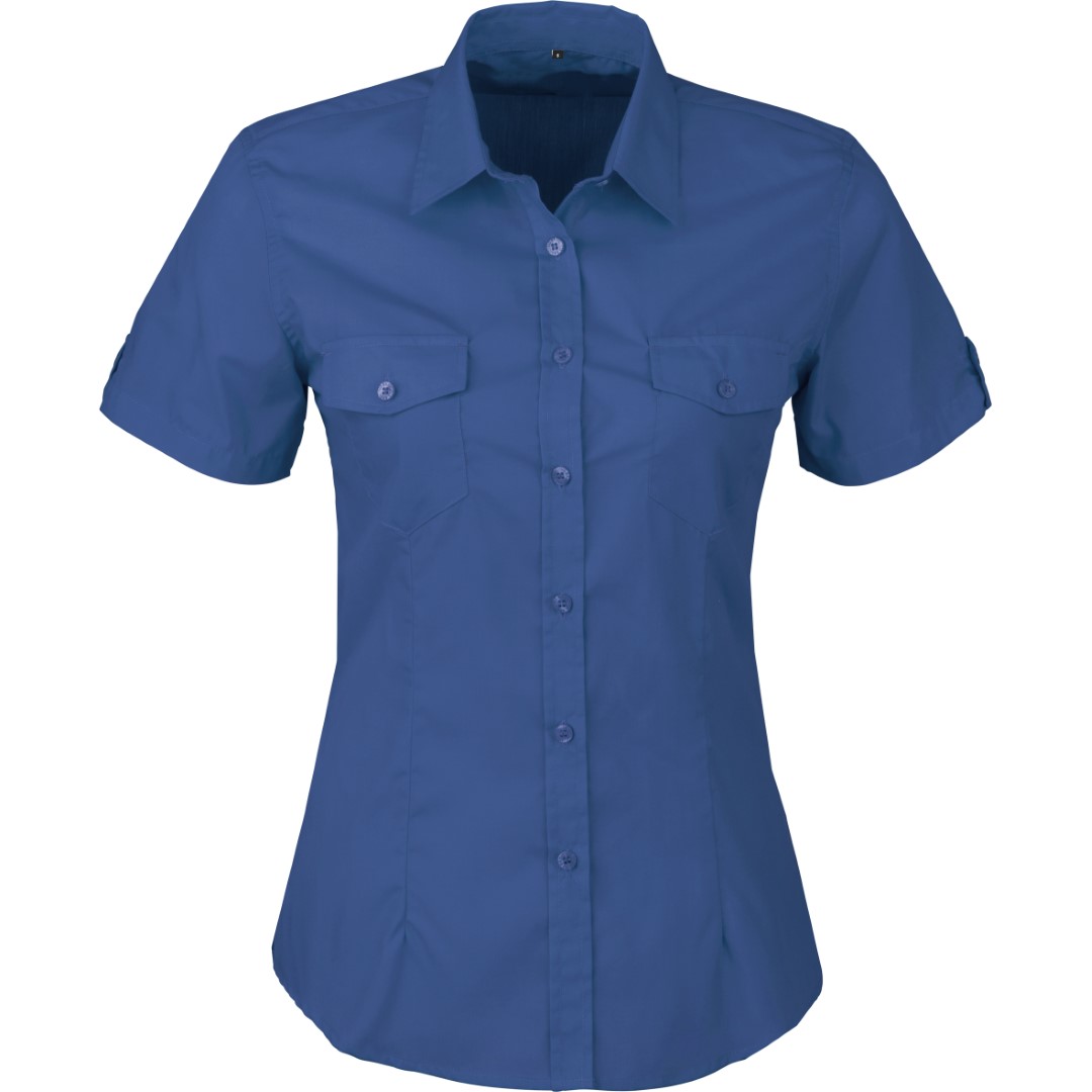 Ladies Short Sleeve Kensington Shirt - Image 8