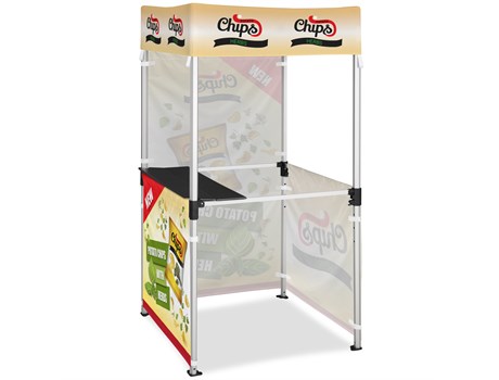 Ovation Sublimated Gazebo 1m x 1m Kiosk - 3 Half-Wall Skins - 1 Full-Wall Skin - Image 3