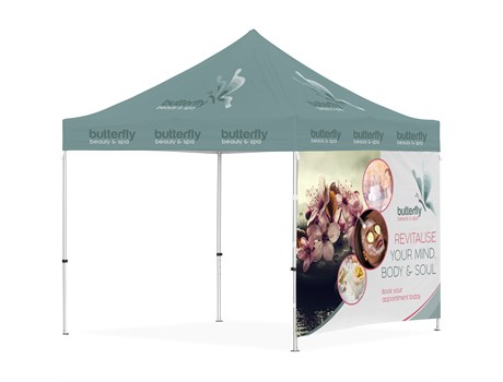 Ovation Sublimated Gazebo 3m x 3m - 1 Full-Wall Skin - Image 3