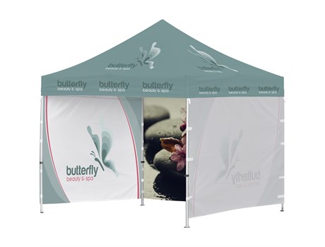 Ovation Sublimated Gazebo 3m x 3m - 3 Full-Wall Skins