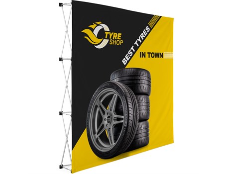 Legend Straight Banner Wall 2.25m x 2.25m