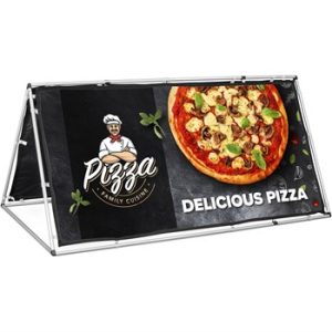 Legend A-Frame With PVC Print 2 x 1m